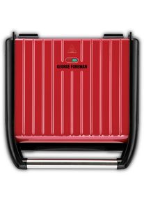 George Foreman , Kontaktgrill &raquo;Steel Entertaining Fitnessgrill 25050-56&laquo;, 1850 W , rot , 3 Jahre Herstellergarantie bei Onlineregistrierung