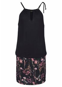 Lascana Strandkleid Damen cyclam / schwarz Größe 40