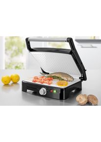 gourmetmaxx , Kontaktgrill &raquo;Turbo Grill Keramik Plus&laquo;, 1800 W , schwarz , Platte keramikbeschichtet