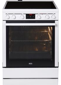 AEG , Induktions-Standherd »CIB6640ABW«, CIB6640ABW, mit Backauszug, SteamBake – Feuchtigkeitszugabe , weiß , SteamBake mit Feuchtigkeitszugabe