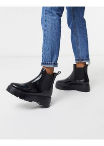 ASOS DESIGN Gadget chunky chelsea rain boots in black