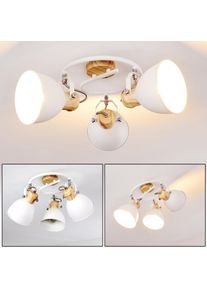 hofstein Banjul Ceiling Light Light wood, white, 3-light sources