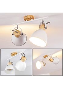 hofstein Banjul Ceiling Light Light wood, white, 2-light sources