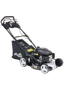 Grizzly Tools , Benzinrasenm&auml;her &raquo;BRM 4613-20 A E-Start&laquo;, mit Radantrieb , rot , Kugelgelagerte R&auml;der &oslash; 180 mm/�� 200 mm mit langlebiger PVC-Bereifung