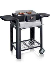 Severin , Elektro-Standgrill &raquo;SEVO GS PG 8105&laquo;, 3000 W , silberfarben , Auch als Tischgrill nutzbar