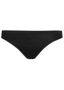 Icebreaker Womens Siren Thong Merino-onderbroek Dames (XL |zwart)