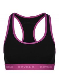 DEVOLD Double Bra Sportbeha Dames (XS |zwart)