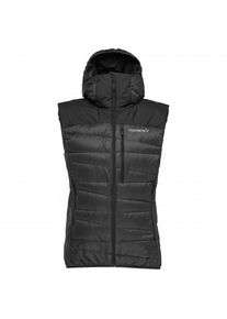 Norröna Norrona Womens Falketind Down750 Vest Donzen bodywarmer Dames (S |zwart/grijs)