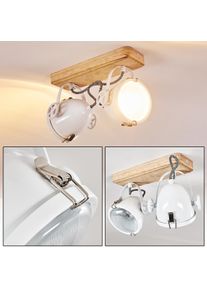 hofstein Ceiling Light Coruna Light wood, white, 2-light sources