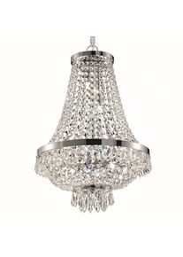 Ideal Lux CAESAR Kronleuchter Chrom, 9-flammig