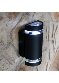 Lutec Focus Buiten muurverlichting Antraciet, 2-lichts