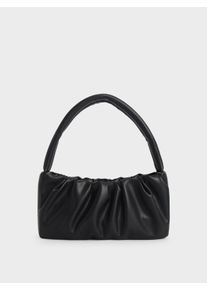 Ruched Top Handle Bag