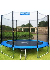 Monzana® Trampoline 427cm jardin et extérieur avec filet et échelle