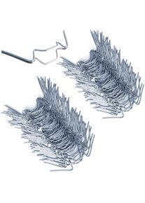 Gardebruk® 100x Clips de vitrage en acier inoxydable pour serre
