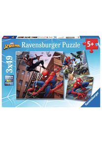 Ravensburger | 49 Piece Spider-Man Jigsaw Puzzles | Spider-man in action | From age 5 + Childrens Puzzles