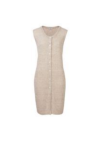 Long gilet en lin Gran Sasso, 42 - Naturelle, Leinen
