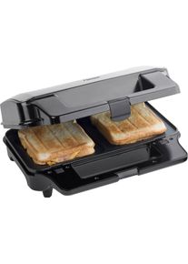 Bestron , Kontaktgrill &raquo;3-in-1 Ger&auml;t&laquo;, 900 W, antihaftbeschichtet, Schwarz , silberfarben , 900 Watt