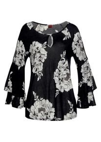 Lascana Dames Blouse zwart / wit XS