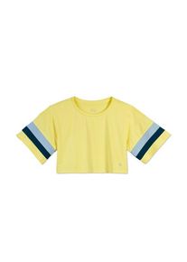 Tchibo - Kinder-Cropped-Funktionsshirt mit recyceltem Material - Gelb - Kinder - Größe: 122/128