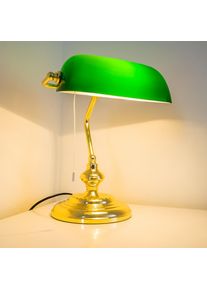 hofstein Lampe de banquier Laiton, 1 lumière