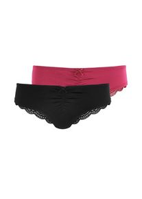 Lascana String Femme rouge, noir taille XS