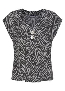 Lascana Dames Blouse zwart / wit S
