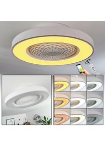 hofstein Penon plafondventilator LED Wit, 1-licht, Afstandsbediening