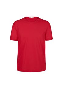 SunSelect® shirt met V-hals voor dames of ronde hals voor heren, heren - 46 - rood, in Baumwolle