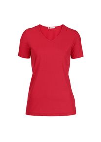 SunSelect® shirt met V-hals voor dames of ronde hals voor heren, dames - 36/38 - rood, in Baumwolle