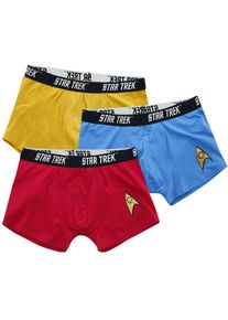 Star Trek Boxerset - Commander - S tot M - voor Mannen - blauw-rood-geel