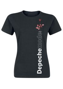 Depeche Mode Violator Side Rose Girl-Shirt schwarz
