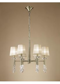 Mantra TIFFANY Hanglamp Bruin, 6-lichts