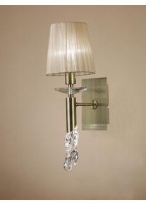 Mantra TIFFANY Muurlamp Bruin, 1-licht