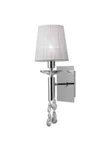 Mantra TIFFANY Muurlamp Chroom, 1-licht
