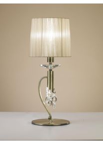 Mantra TIFFANY Tafellamp Bruin, 1-licht