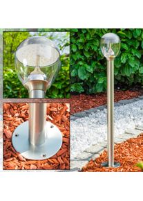 hofstein Borne lumineuse CORDOVA LED Acier inoxydable, 1 lumière