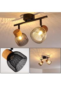 hofstein Ceiling Light Grongroft Light wood, black, 2-light sources