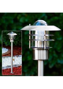 hofstein Borne lumineuse Juva Acier inoxydable, 1 lumière