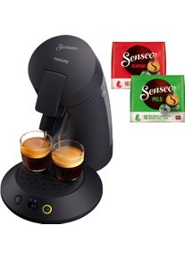 Senseo , Kaffeepadmaschine »Original Plus CSA210/60«, inkl. Gratis-Zugaben im Wert von 5,- UVP , schwarz
