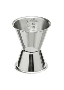 ich-zapfe Jigger, Cocktail Messbecher mit Innenskalierung, 30/50ml