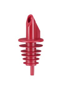 ich-zapfe BILLY - verseur en plastique pour bouteilles de 0,5 à 1,5 litre - rouge - avec 5 lamelles