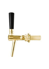 ich-zapfe Robinet tireuse a biere, Robinet compensateur - en acier au nickel-chrome, modèle - C-TAP, aspect doré