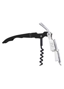 ich-zapfe RAPIDO Tire bouchon sommelier, Couteau sommelier, Couteau de serveur - revêtement noir, acier inoxydable de haute qualité