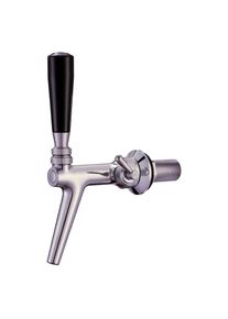 ich-zapfe Robinet tireuse a biere, Robinet compensateur - en acier au nickel-chrome avec compensateur en acier inoxydable, poli
