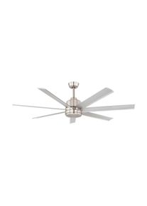 Ventilateur de plafond Eglo AZAR 60 Aluminium, Nickel mat, Télécommandes