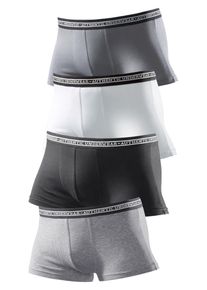 AUTHENTIC UNDERWEAR M&auml;n Boxershorts ljusgr&aring; / m&ouml;rkgr&aring; / vit Storlek 3