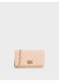 Quilted Flip-Lock Clutch