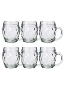 ich-zapfe Bierglazen, Bierpullen set van 6, T&uuml;binger - 0,5 liter