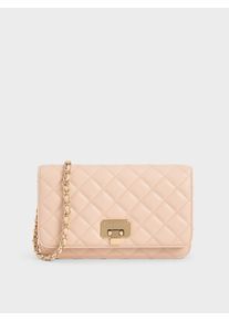 Quilted Flip-Lock Clutch