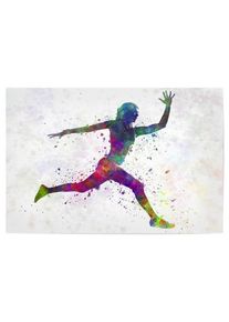 Poster "Woman runner jogger running-g" artboxONE Plakater - 18x13 cm